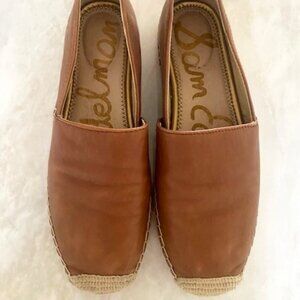 Sam Edelman Leather Espadrille Flats